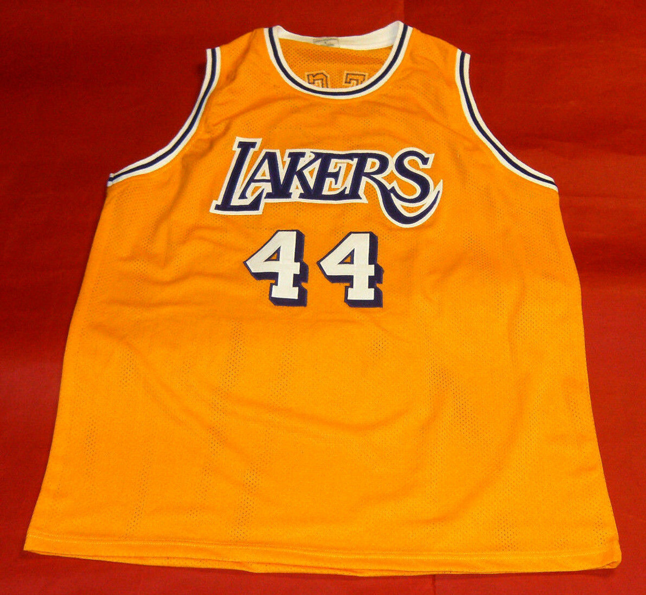 jerry west autographed jersey