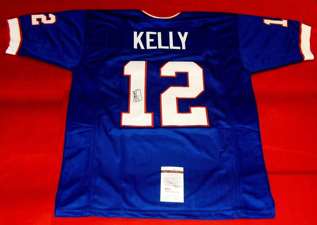 JIM KELLY AUTOGRAPHED BUFFALO BILLS JERSEY JSA