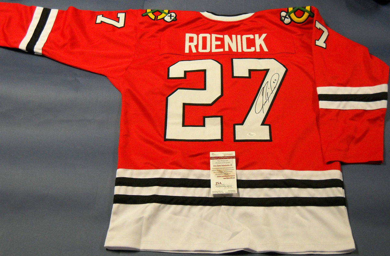 Jeremy Roenick Chicago Blackhawks Autographed Hockey Jersey