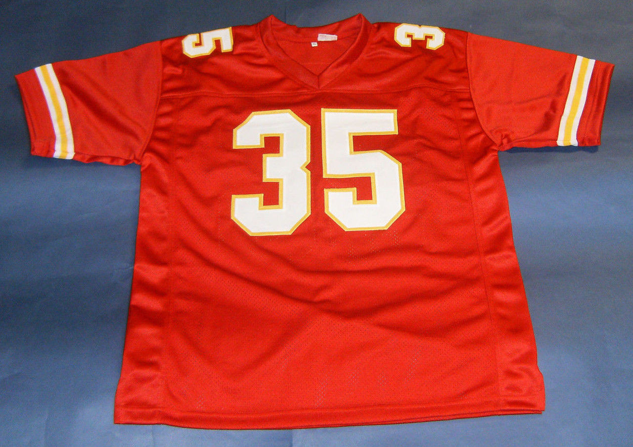 Christian Okoye Autographed Kansas City Chiefs Football Jersey JSA