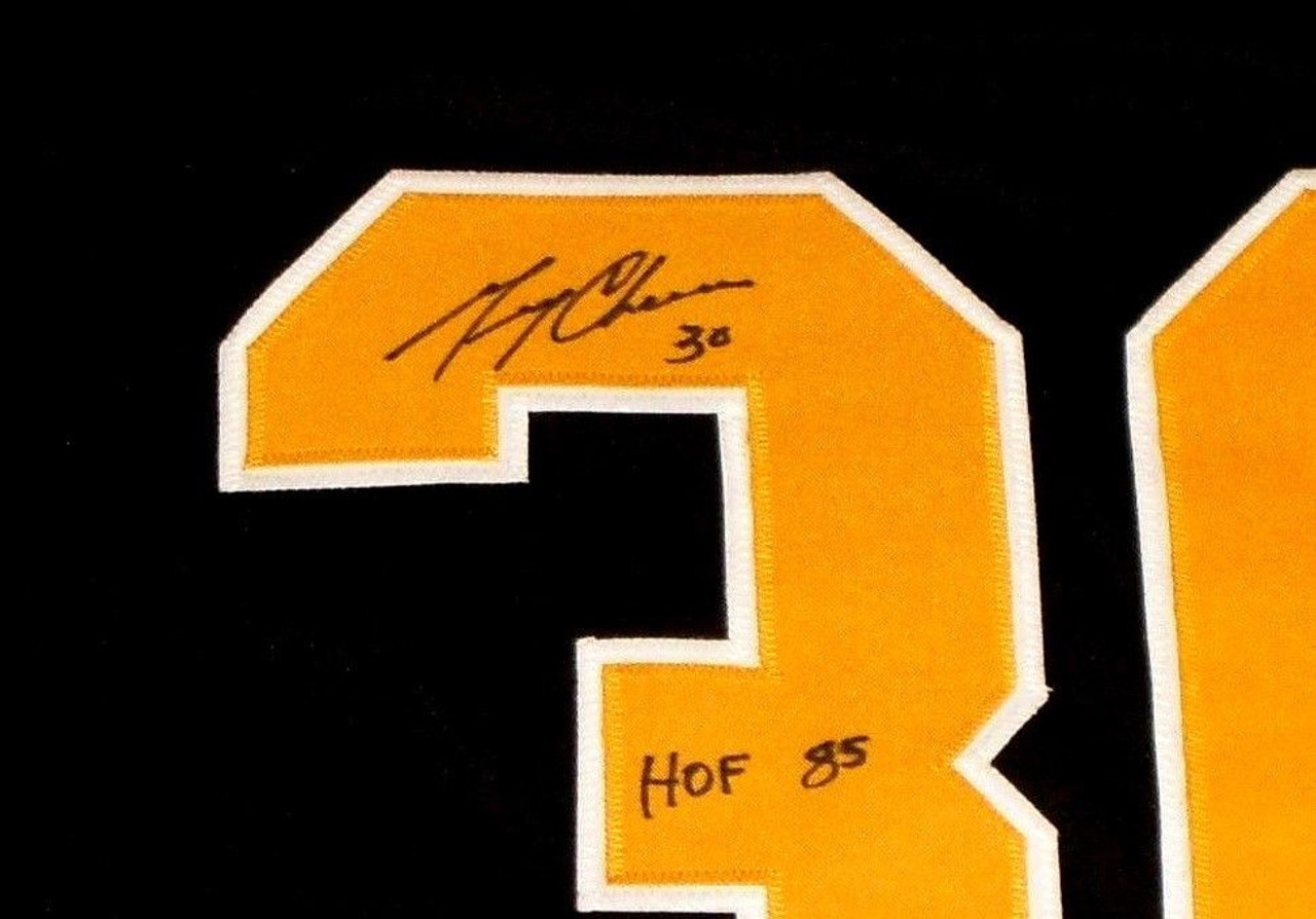 Gerry Cheevers Boston Bruins Autographed Jersey