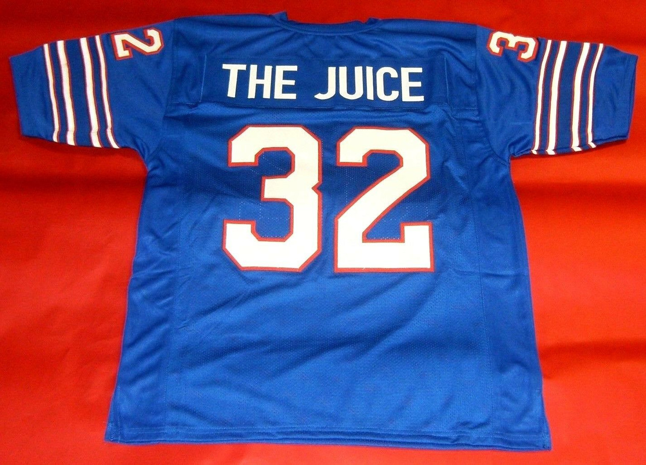 Oj Simpson Custom Buffalo Bills Jersey The Juice