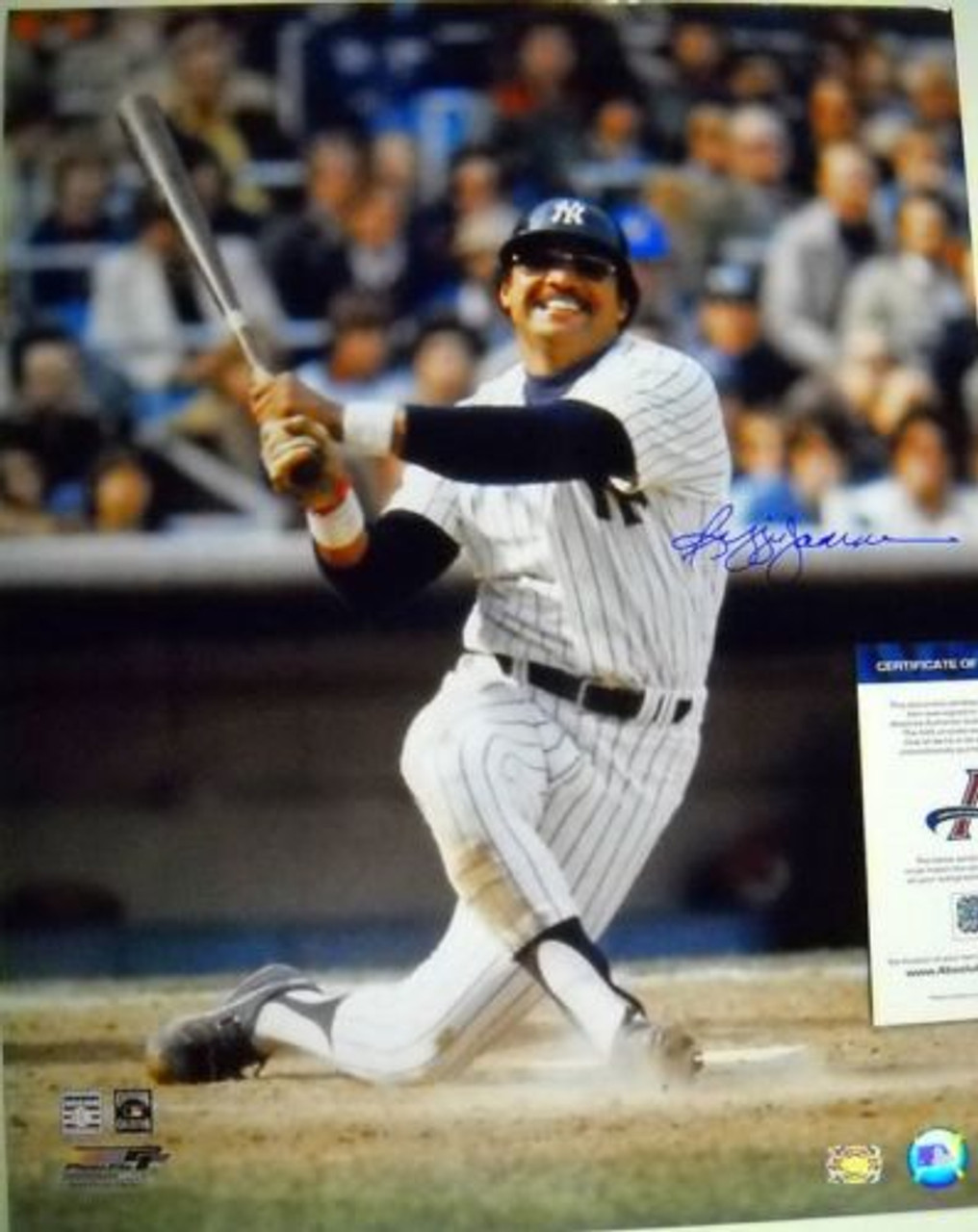 Reggie Jackson Autographed New York Custom Baseball Jersey - JSA COA