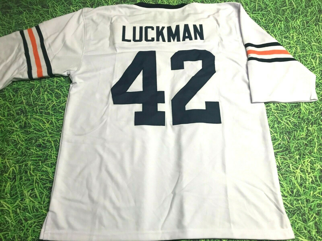 SID LUCKMAN CUSTOM CHICAGO BEARS W THROWBACK JERSEY