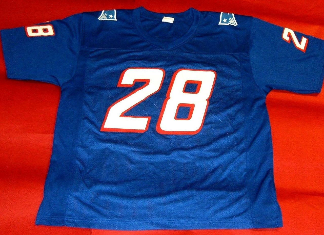 CURTIS MARTIN CUSTOM NEW ENGLAND PATRIOTS THROWBACK JERSEY SP