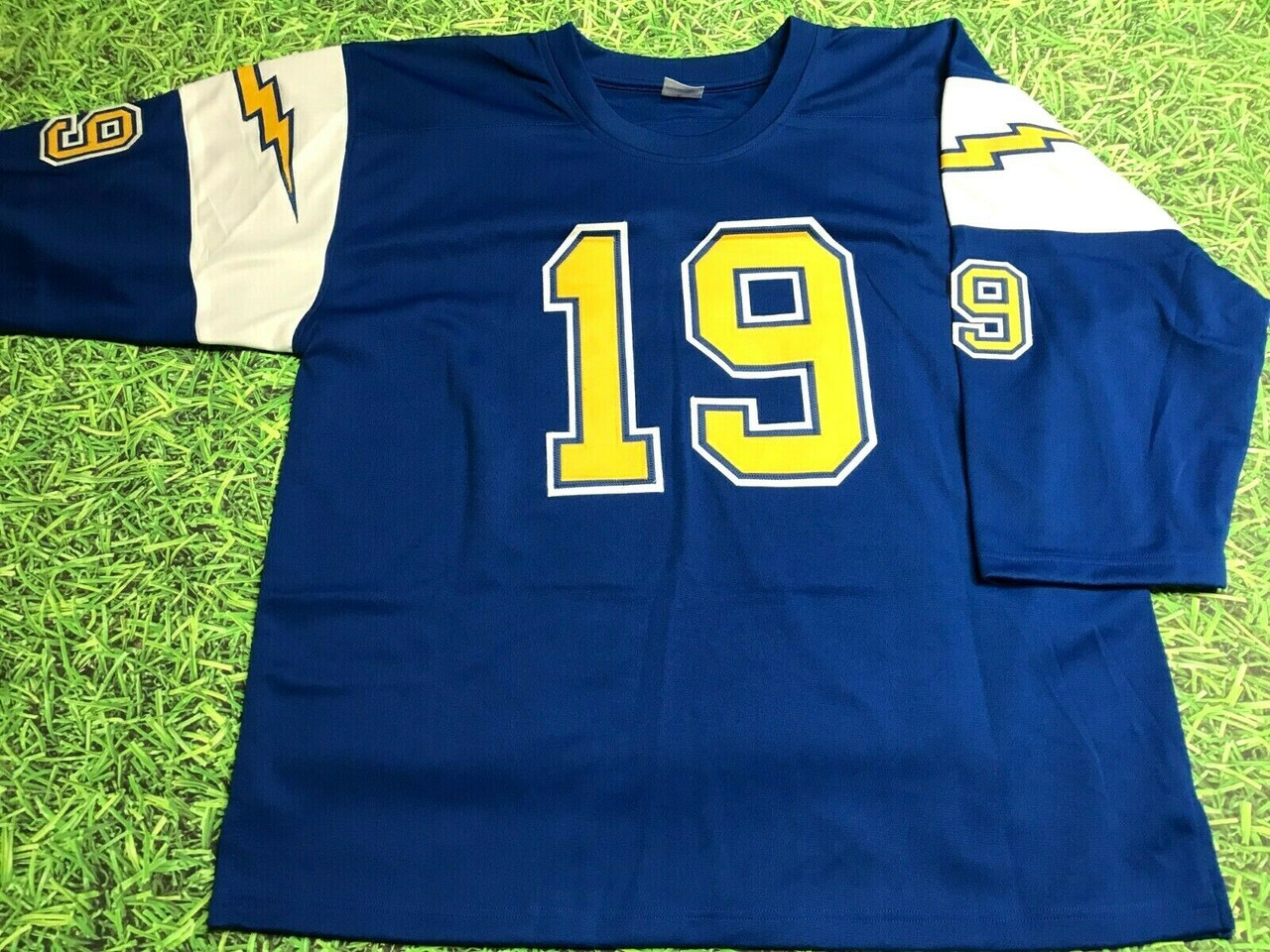 JOHNNY UNITAS CUSTOM SAN DIEGO CHARGERS PB JERSEY