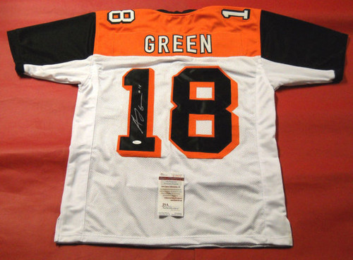 A J GREEN AUTOGRAPHED CINCINNATI BENGALS THROWBACK JERSEY JSA