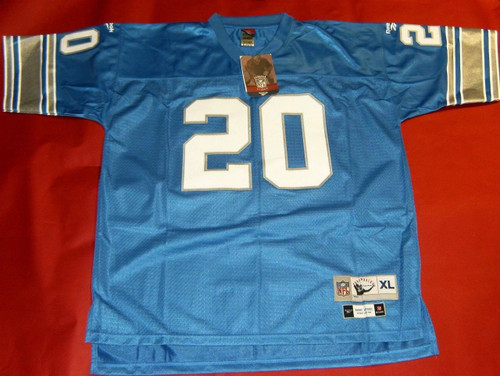 barry sanders reebok jersey