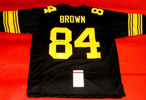 ANTONIO BROWN AUTOGRAPHED PITTSBURGH STEELERS COLOR RUSH JERSEY JSA