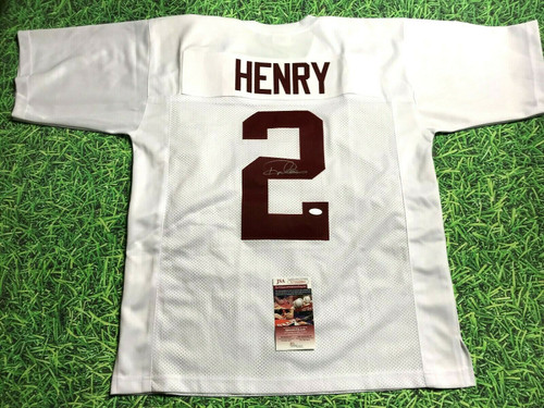 DERRICK HENRY AUTOGRAPHED ALABAMA CRIMSON TIDE W JERSEY 2015 HEISMAN BAMA JSA