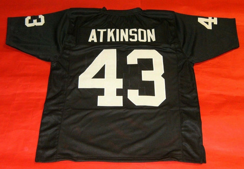 GEORGE ATKINSON CUSTOM OAKLAND RAIDERS JERSEY 2XL