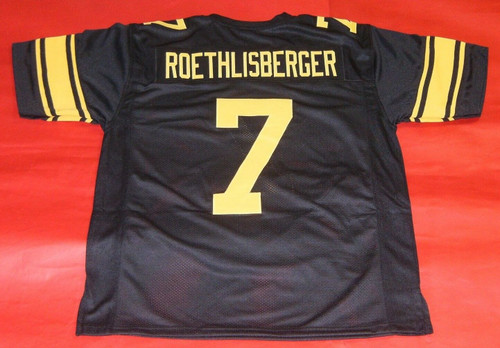 BEN ROETHLISBERGER CUSTOM PITTSBURGH STEELERS JERSEY CR