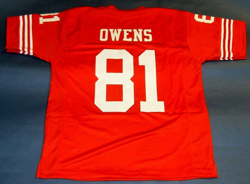 TERRELL OWENS CUSTOM SAN FRANCISCO 49ERS JERSEY