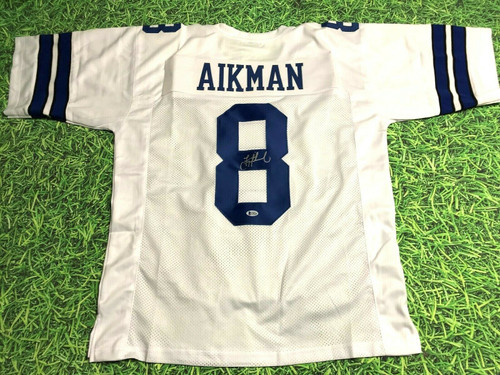 TROY AIKMAN AUTOGRAPHED DALLAS COWBOYS JERSEY BECKETT