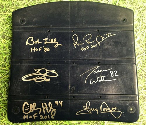 AUTOGRAPHED DALLAS COWBOYS SEATBACK EMMITT IRVIN DORSETT WITTEN LILLY HALEY JSA