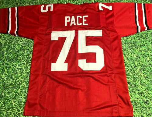 ORLANDO PACE CUSTOM COLLEGE STYLE JERSEY