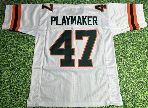 MICHAEL IRVIN CUSTOM UNIVERSITY OF MIAMI HURRICANES W JERSEY THE U PLAYMAKER