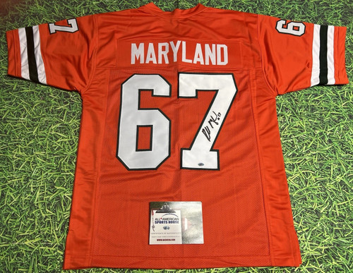 RUSSELL MARYLAND AUTOGRAPHED MIAMI HURRICANES JERSEY AASH COWBOYS CANES