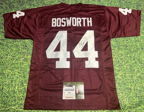 BRIAN BOSWORTH AUTOGRAPHED OKLAHOMA SOONERS JERSEY JSA THE BOZ AASH