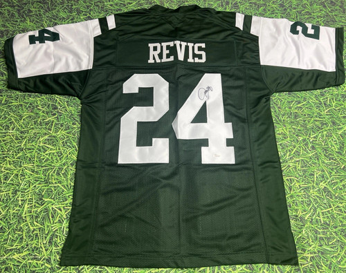 DARRELLE REVIS AUTOGRAPHED NEW YORK JETS JERSEY JSA