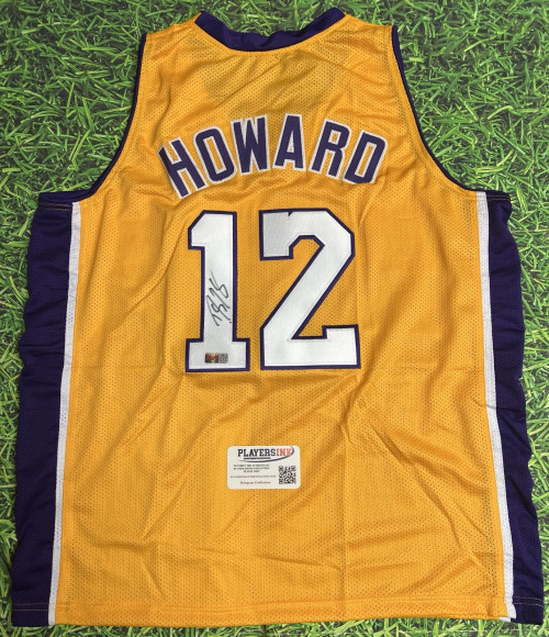 DWIGHT HOWARD AUTOGRAPHED LOS ANGELES LAKERS JERSEY PIA