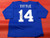 Y A TITTLE AUTOGRAPHED NEW YORK GIANTS JERSEY HOF 71 INSC AASH