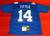 Y A TITTLE AUTOGRAPHED NEW YORK GIANTS JERSEY HOF 71 INSCRIPTION AASH