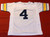 JIM HARBAUGH CUSTOM MICHIGAN WOLVERINES WHITE JERSEY UM NJS