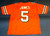 EDGERRIN JAMES CUSTOM UNIVERSITY OF MIAMI HURRICANES JERSEY O THE U