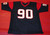 JADEVEON CLOWNEY CUSTOM PRO STYLE BLUE JERSEY