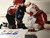 DARREN McCARTY CLAUDE LEMIEUX SIGNED 16X20 RED WINGS DROPPING HIM FOR DRAPES JSA