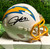 LaDAINIAN TOMLINSON AUTOGRAPHED SAN DIEGO CHARGERS SPEED MINI HELMET LT LA JSA