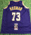 DENNIS RODMAN AUTOGRAPHED LOS ANGELES LAKERS JERSEY JSA LAST ONE READ NOTE
