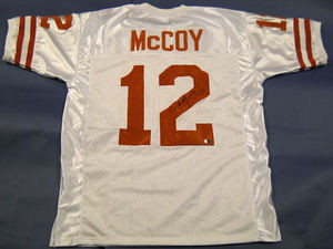 Colt McCoy Autographed and Framed Texas Longhorns Jersey