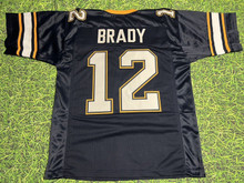 TOM BRADY CUSTOM JUNIPERO SERRA PADRES HIGH SCHOOL JERSEY