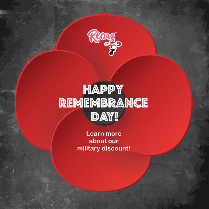 Remembrance Day & Military Discount!