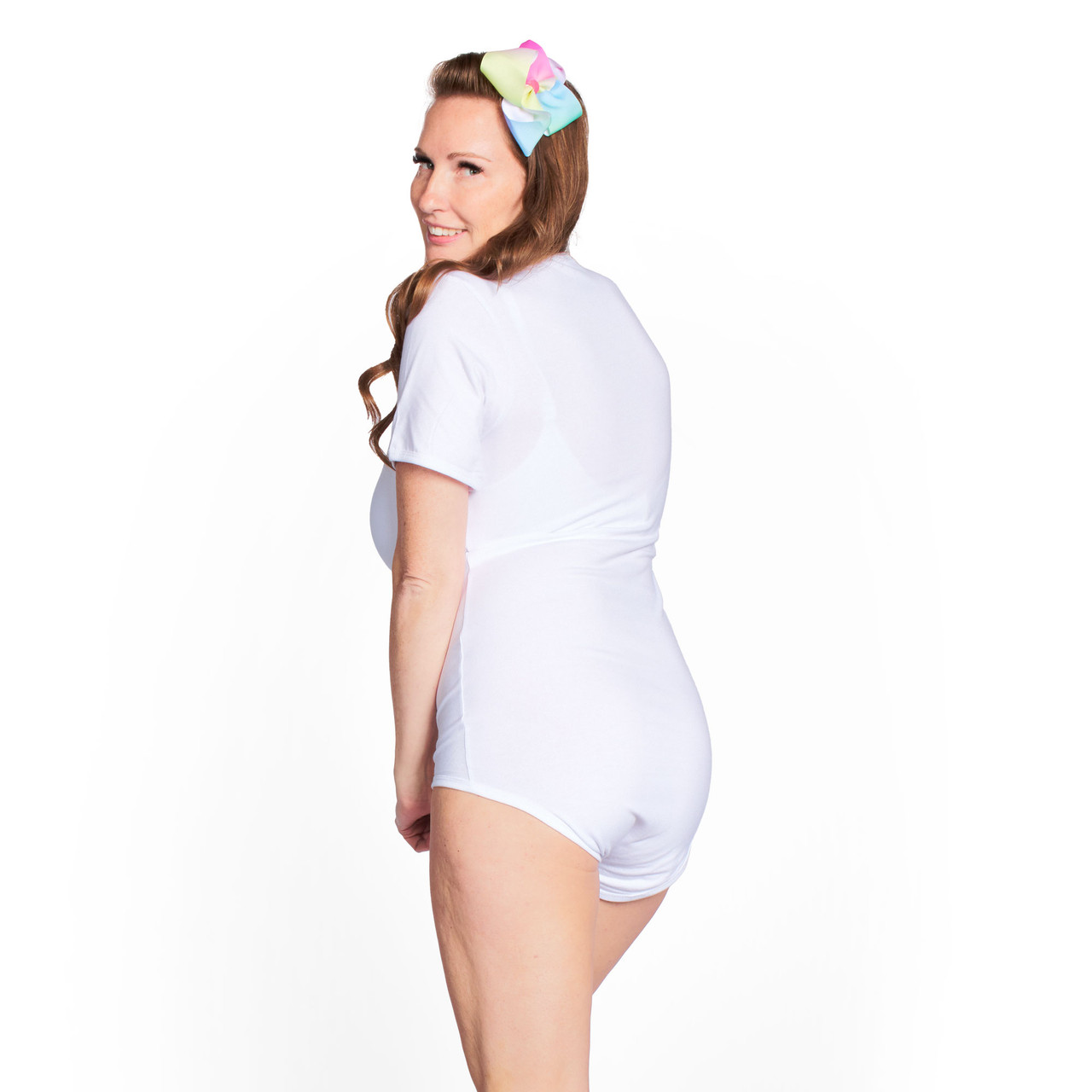 Adult Onesie White BodySuit