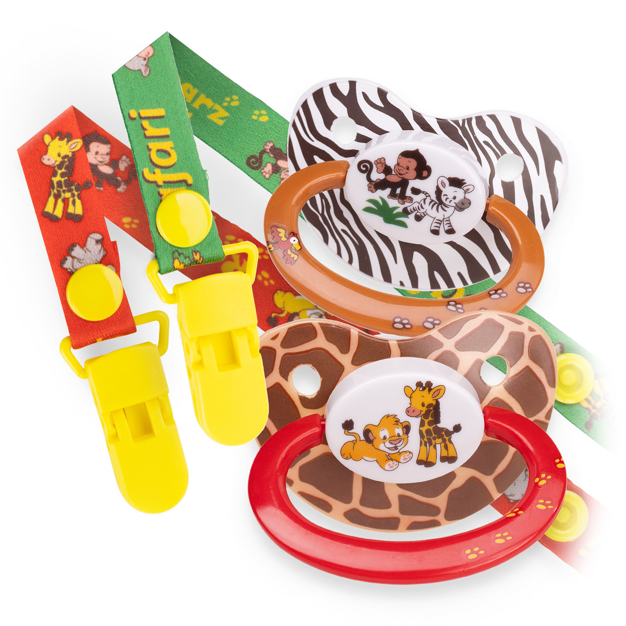 Adult Baby Pacifier Set Safari image