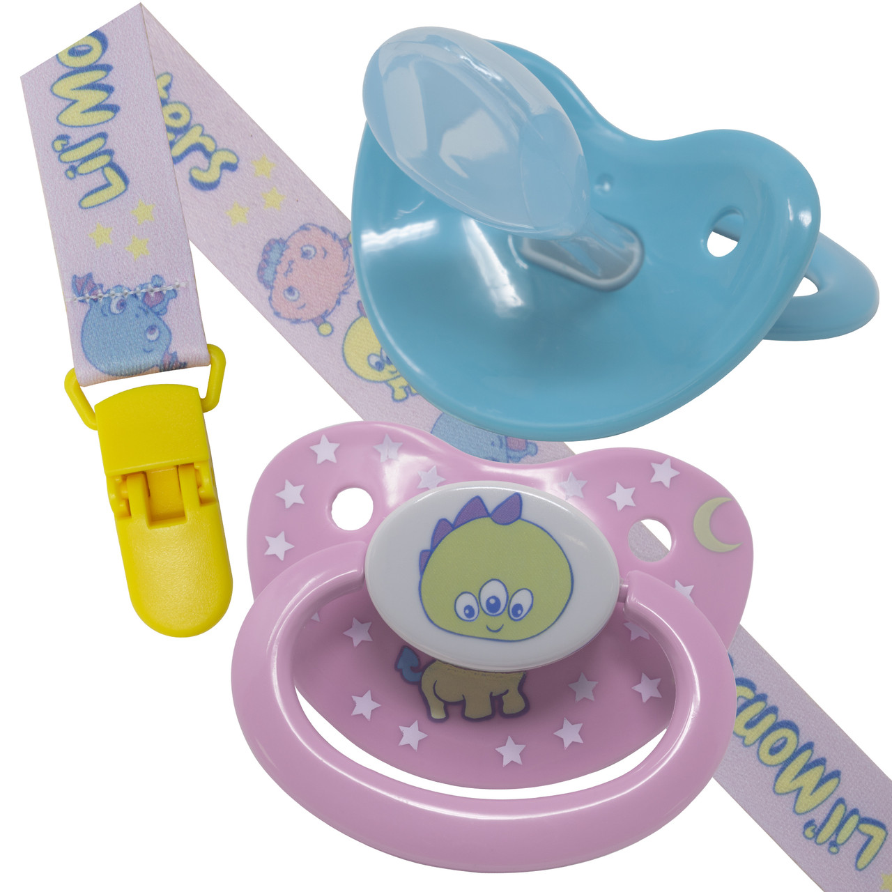 Adult Baby Pacifier Set | Monsters
