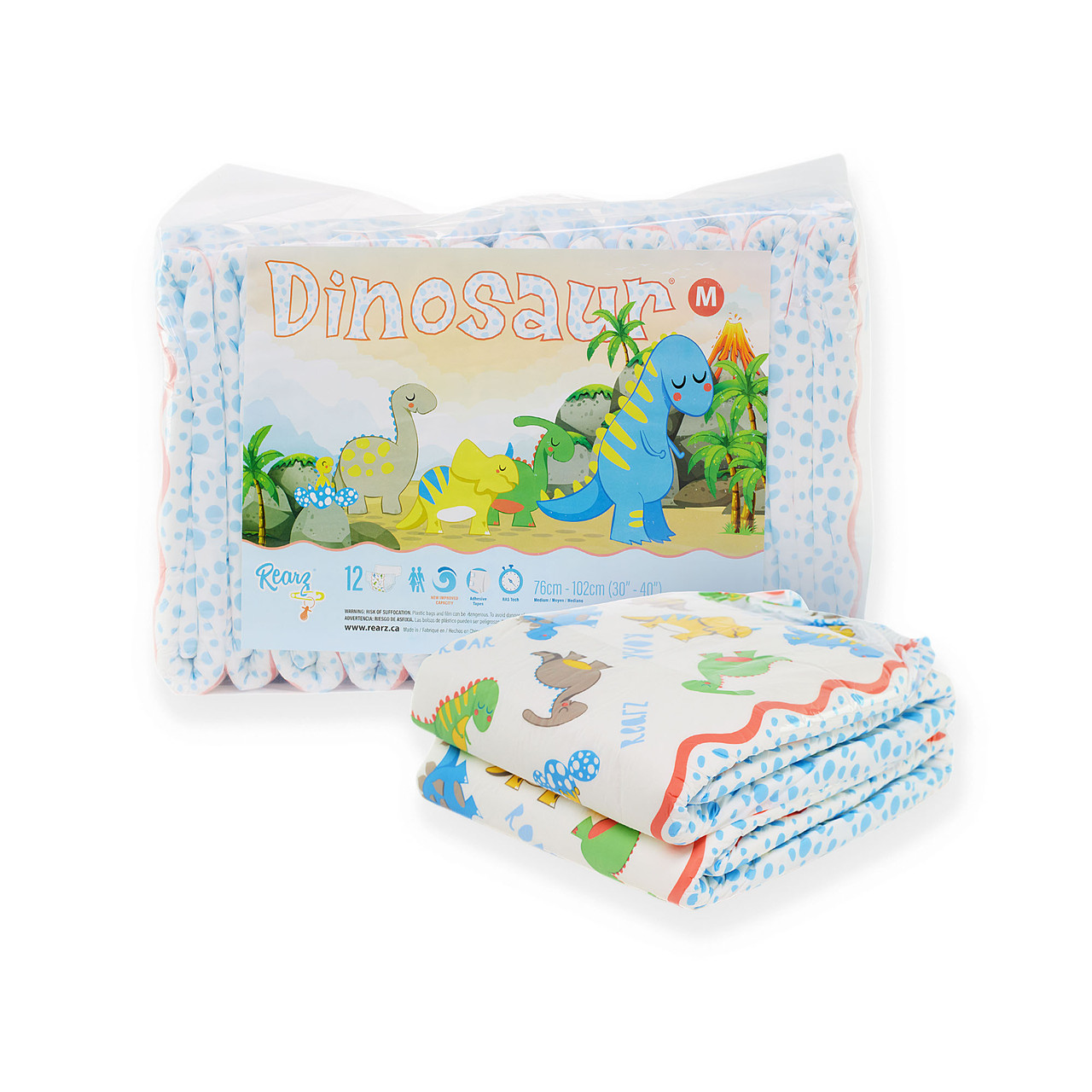 Of Trial ABDL Adult Diapers Cute Dinosaurs Thick Adult Diapers