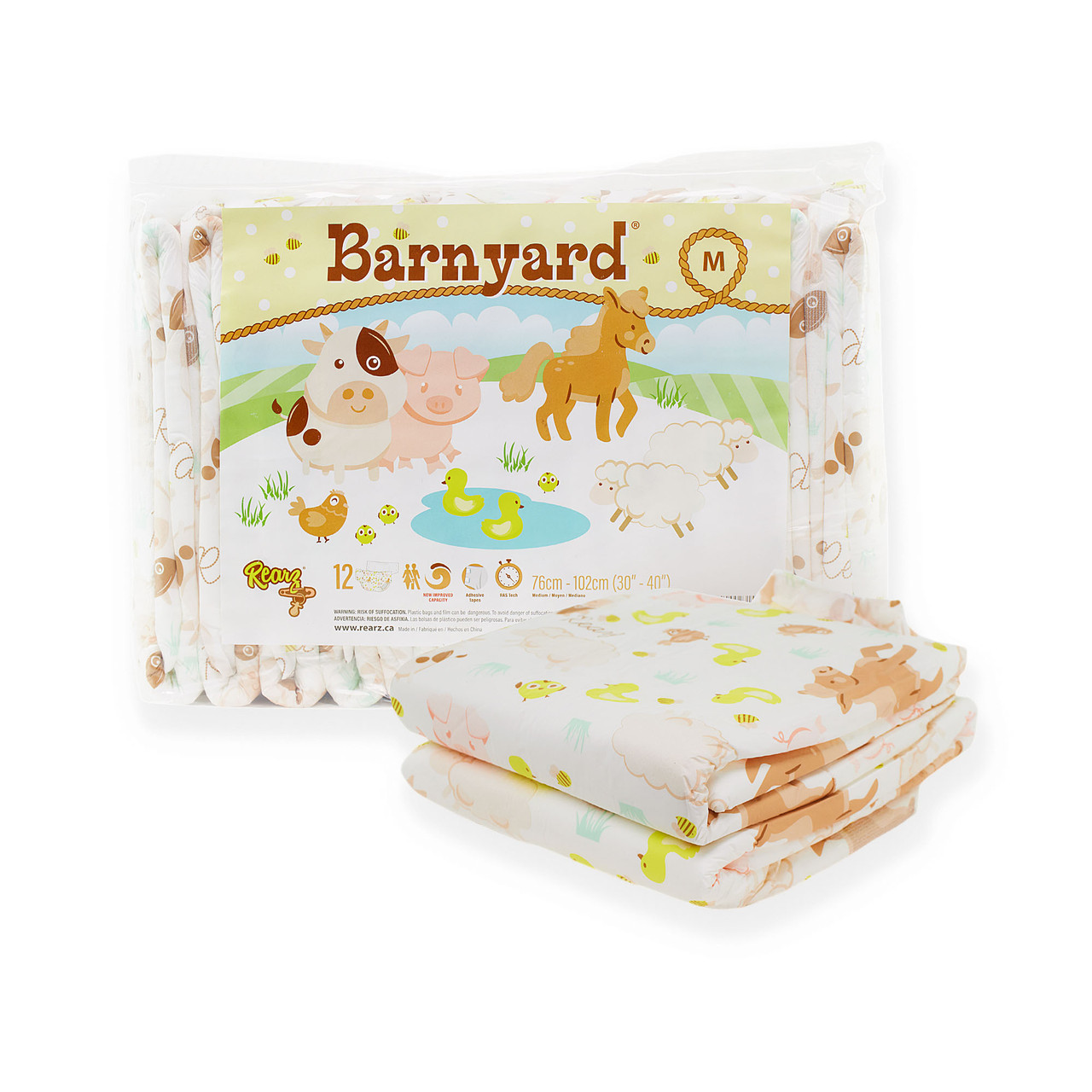 Barnyard Diaper Pins - Rearz Inc.
