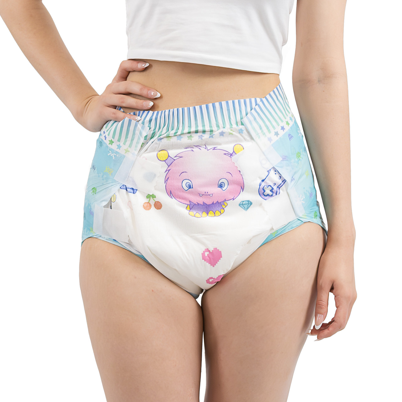 ABDL Printed Diapers | Lil' Monsters