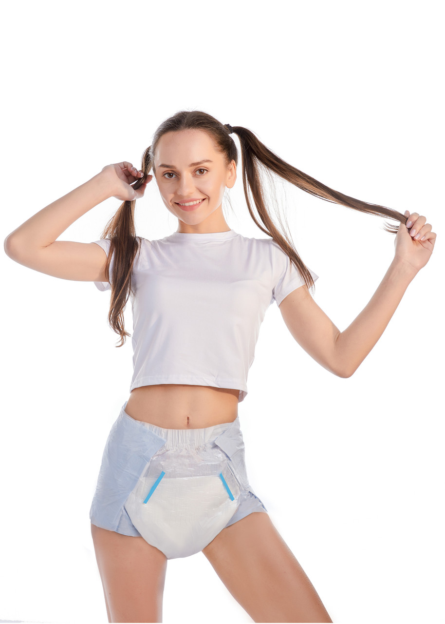 Adult Diaper-Style Briefs With Tabs