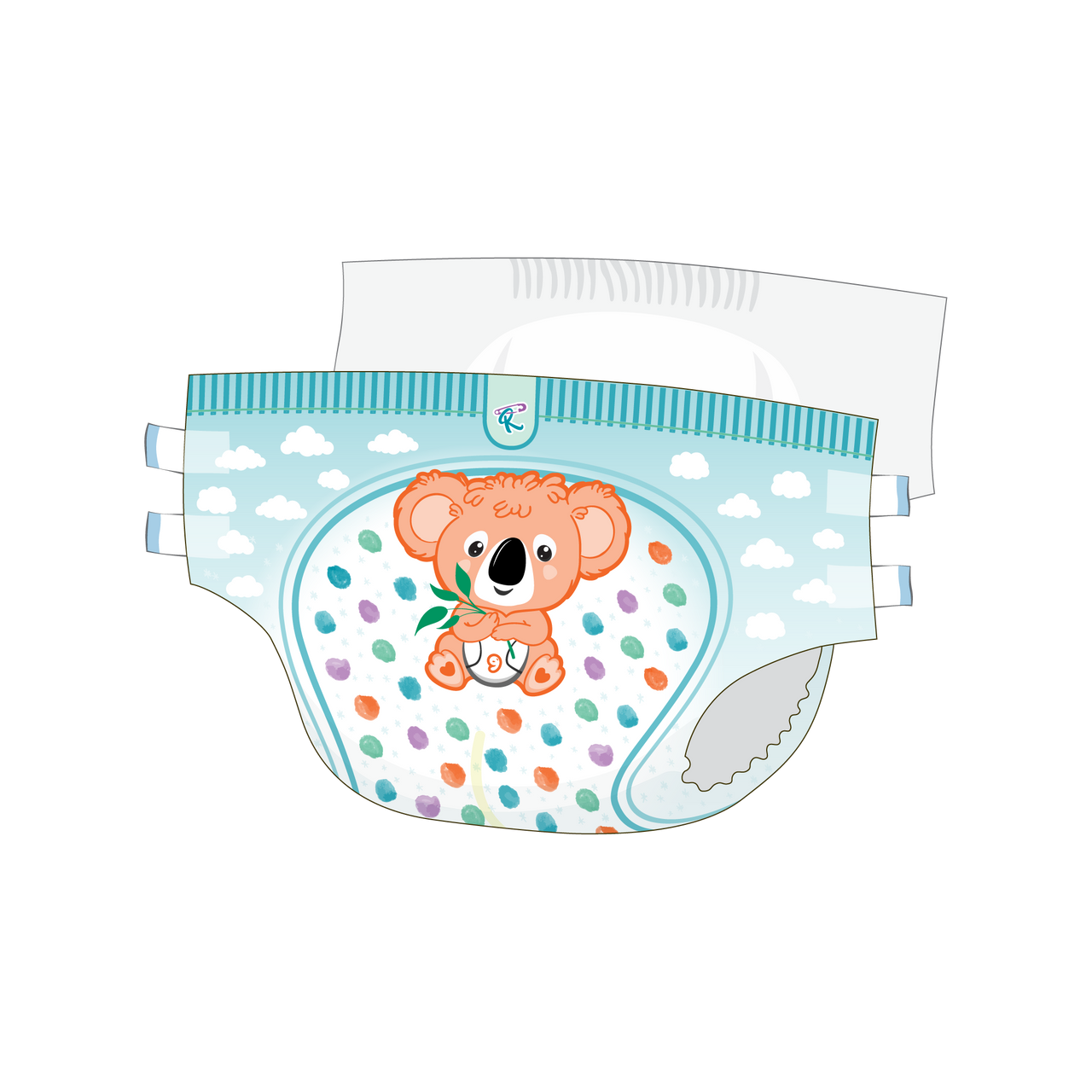 ABDL Printed Diapers  Critter Caboose Briefs