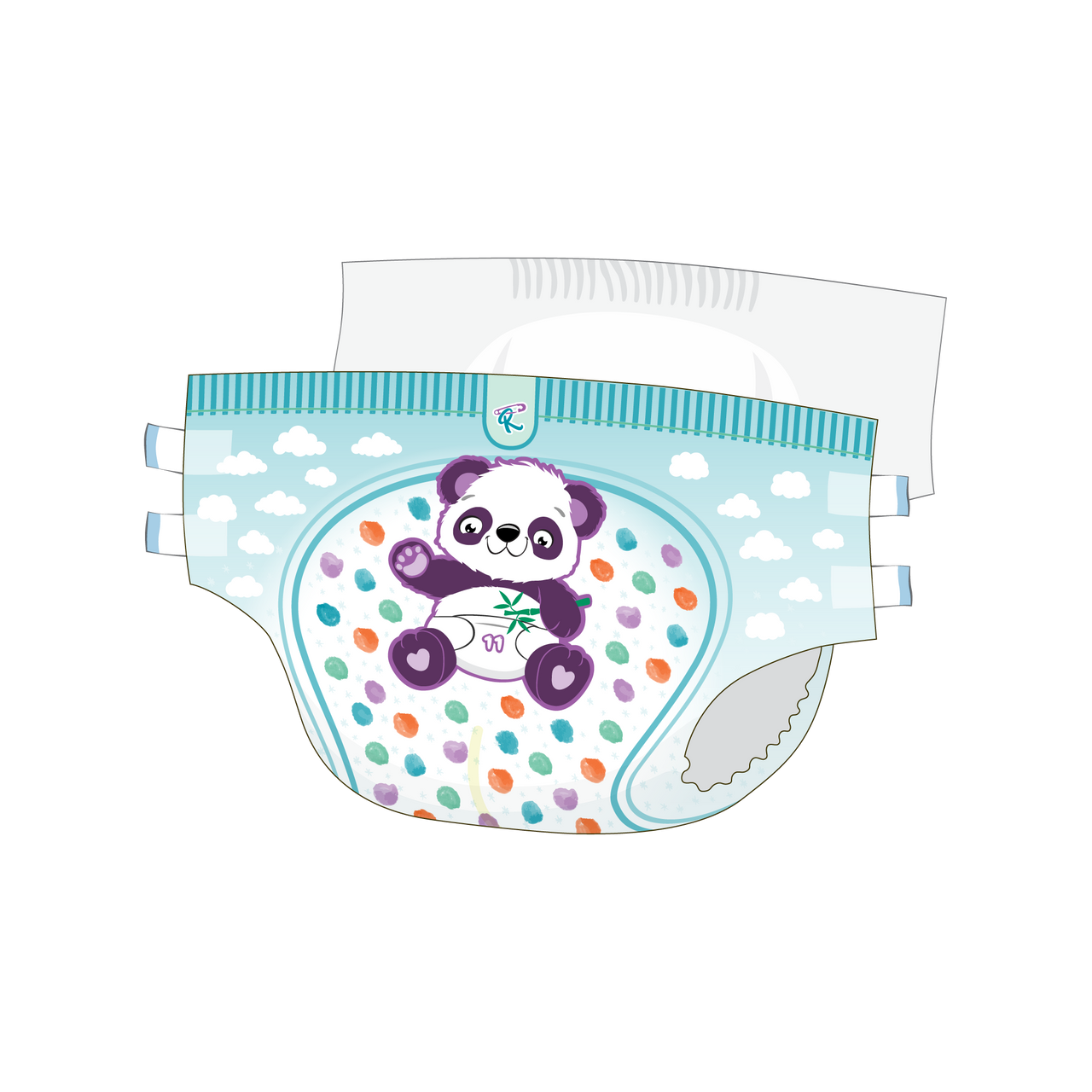  Rearz - Critter Caboose Brief Adult Printed Diapers