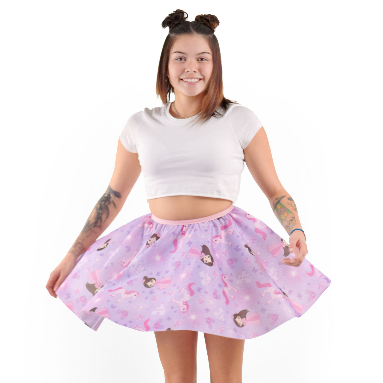 Princess Pink Mini Skater Skirt