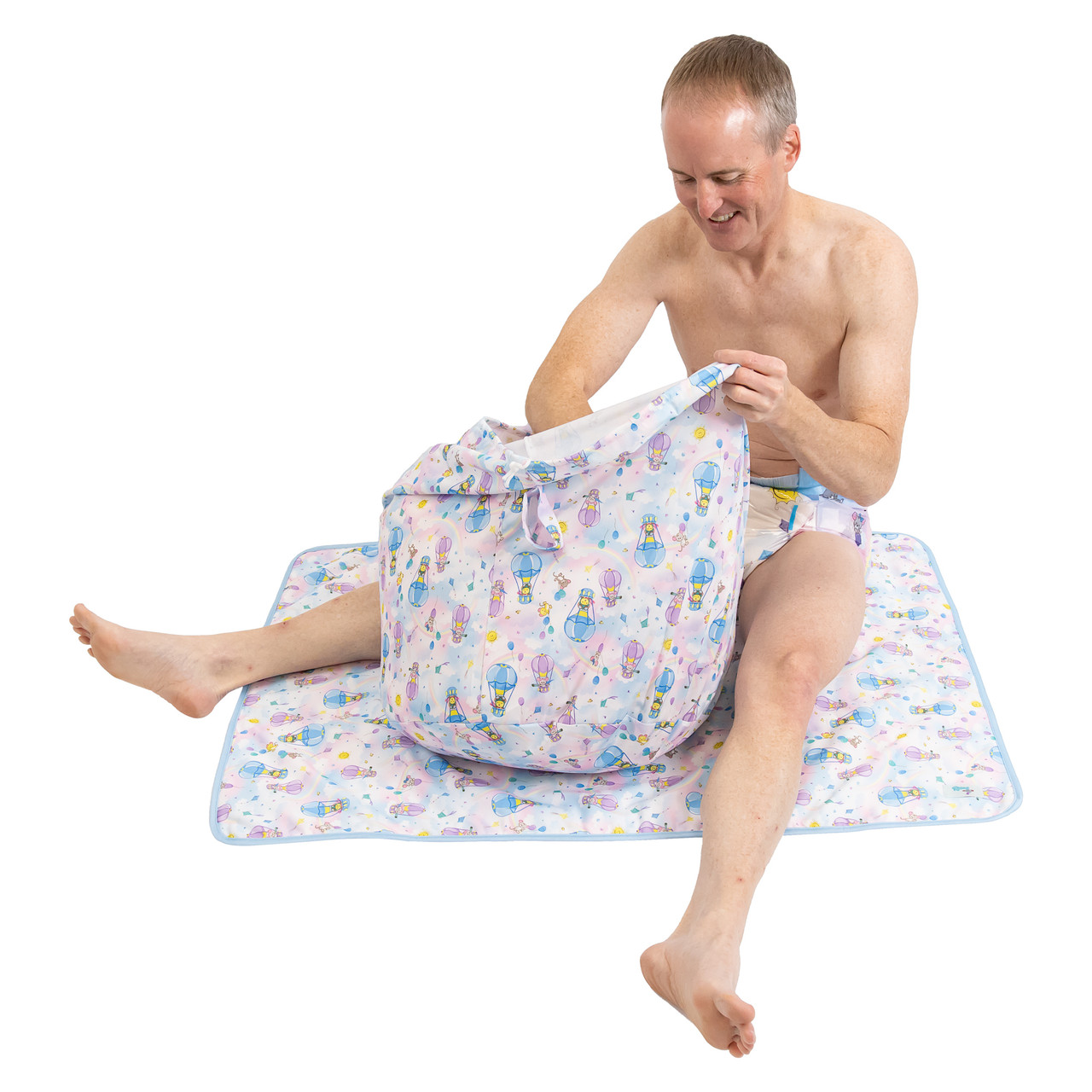【未使用】epa laundry bag HOWDY mite Baybee Daydreamer Waterproof Laundry Bag
