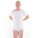 White Unisex Adult Bodysuit