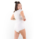 Female model wearing Active Air, back-view.