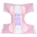 Inside of extended-open Princess Pink diaper.